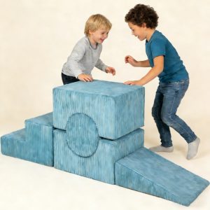 kids soft playground 3 blocks foam set